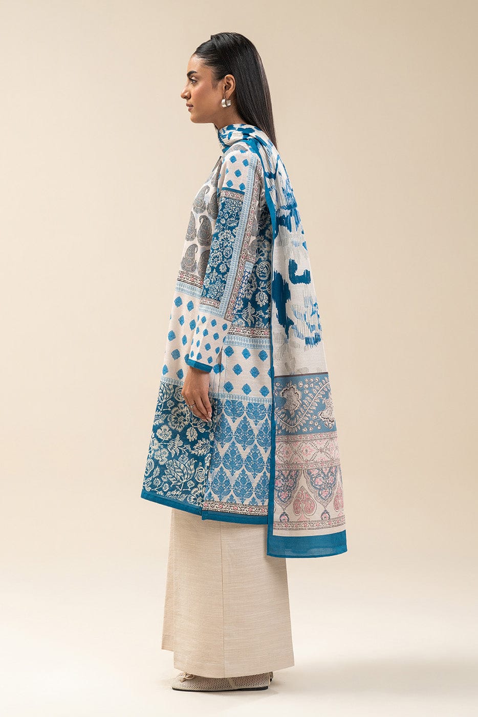 2 PIECE PRINTED SLUB KHADDAR (UNSTITCHED)